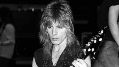 Randy Rhoads,
the 25-year-old lead guitarist - Biography: The Nine Lives of Ozzy Osbourne