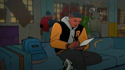 [♪ rap music playing,
Lil Bravo "Talk That"] - Your Friendly Neighborhood Spider-Man
