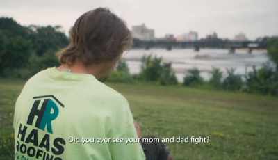 [rap music playing on the stereo] - Minding the Gap