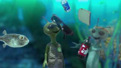 [rapid chugging] - Alien TV