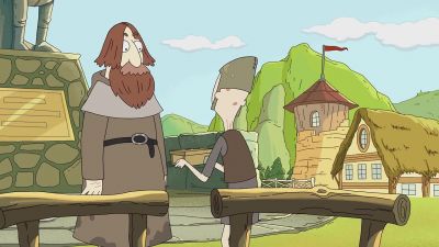 [ rapid footsteps ] [ panting ] - Rick and Morty