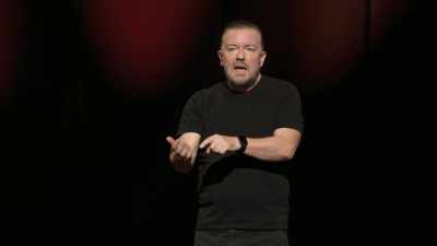 Съедим, разделим с остальными».
Сейчас у нас так не принято. - Ricky Gervais: Armageddon