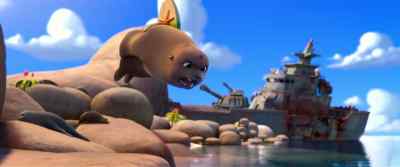 - Rar! I'm still a sharky!
- Oh, yeah? - Seal Team