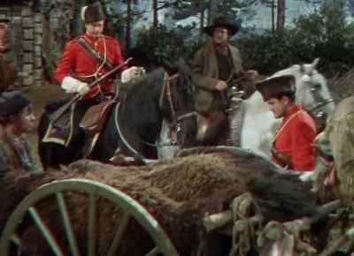 Rare wheels for a red river cart. - North West Mounted Police