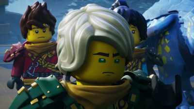 Ras has these weird wolf masks
and a special gong. - LEGO Ninjago: Dragons Rising