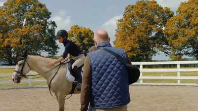 Rascal and I are becoming
good buddies, aren't we? - Taking the Reins