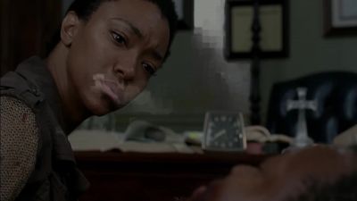 ( Raspy breathing ) - The Walking Dead