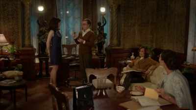 Rated three candle power
and completely waterproof. - Ms Fisher's Modern Murder Mysteries