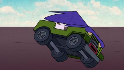 [Raven]
Hey, watch the hood. - Teen Titans Go!