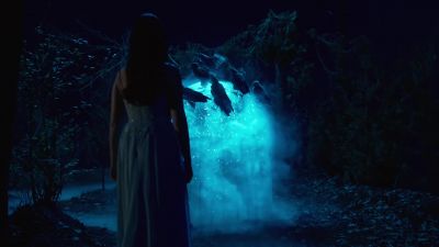 [raven screeching] - Supergirl