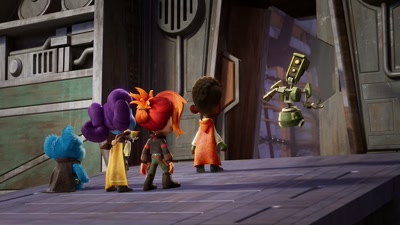 Raxlo is very busy.
He cannot see visitors. - Star Wars: Young Jedi Adventures