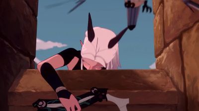 [Rayla grunting] - The Dragon Prince