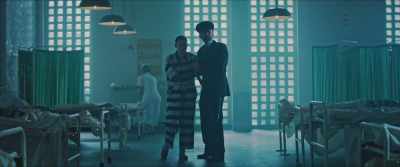 Razor shank to her ankle.
She's bleeding! - Inmate Zero