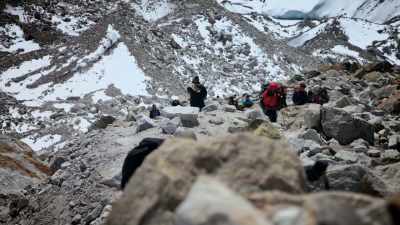 Reaching base camp
was a totally new experience for me. - Aftershock: Everest and the Nepal Earthquake
