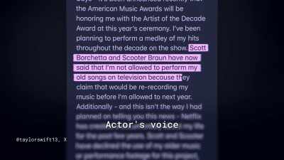 [reading] "Scott Borchetta
and Scooter Braun - Taylor Swift vs Scooter Braun: Bad Blood