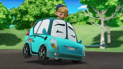 -Ready to win!
-[tires squealing] - Firebuds