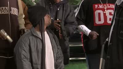 Real hyped You stepped on my shoe bitchCall me bitch againand I'll park your truck dead in your assDamn homeyIn the cornfield They're comingMe and my boys we gonna take care of thisCome on let's goSon I'd bust this shit right nowYour mama I got your - Scary Movie 3