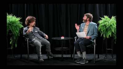 Real quick, - Between Two Ferns: The Movie