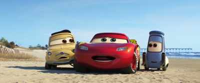 Real racing not driving on that
thing when i've got the sand - Cars 3