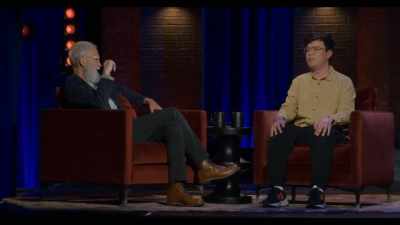 -Really?
-And my dad is her husband, - That’s My Time with David Letterman