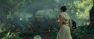 Really could have used your help out thereHow'd it goReally bad actually Really badHan's ship What'd you do to the droidWhat'd you do to the FalconThe Falcon in a lot better shape than he isBB 8's not on fireWhat's left of him isn't on fireTell me what - Star Wars: Episode IX   The Rise of Skywalker