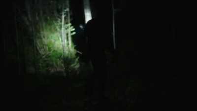 Really creepy vibe
down this corridor. - Expedition Bigfoot