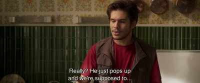 Really? He just pops up
and we're supposed to... - Back to Burgundy