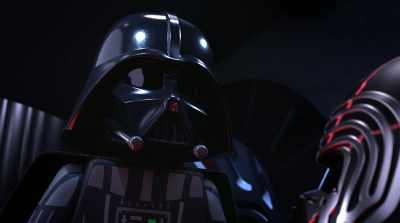 Really not sure whose side I'm on here. - LEGO Star Wars Holiday Special
