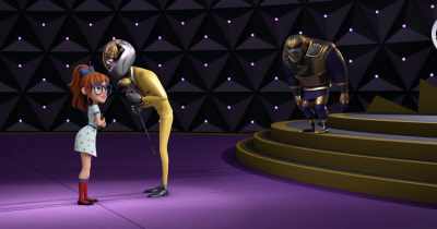 Really? Oh, that's so sweet, Mr. Brain.
[grunts] - Spy Kids: Mission Critical