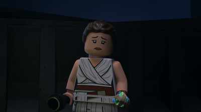 Really should've seen that coming.
(YELLS) - LEGO Star Wars Holiday Special