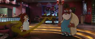-Really? Then what's that?
-Oh, crud. - Chip 'n Dale: Rescue Rangers