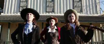 REBECCA: Every journey
starts with a first step. - Cowgirls vs  Pterodactyls