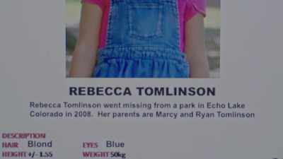 "Rebecca Tomlinson
went missing from a park - Picture Perfect Lies
