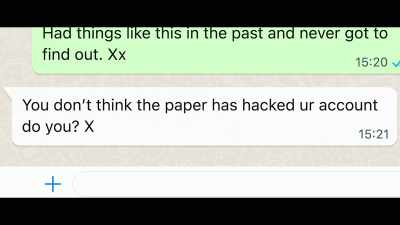Rebekah did send me a message saying, - Coleen Rooney: The Real Wagatha Story