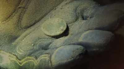 Recently,
they unearthed two coins - Lost Gold of World War II