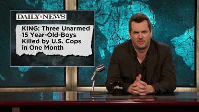 RECENTLY THREE UNARMED BLACK - The Jim Jefferies Show