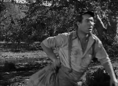 Reckon it's turnips
he's got in that sack. - Tobacco Road