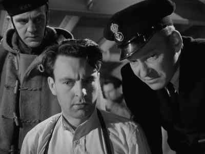 Reckon so, sir.
It's the oil in his lungs. - The Cruel Sea