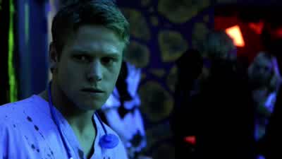 Whoa! Vic, you scared the hell out of me. Sorry. I'm sorry. Come on. come on. Ok. - The Vampire Diaries
