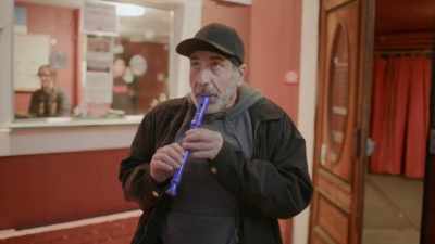 [recorder continues playing] - Dave Attell: Hot Cross Buns