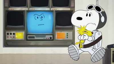 Recruit! You look familiar.
Analyzing facial features. - Snoopy in Space