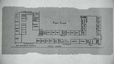 Rectangle with some corridors
that went off in different directions. - The Keepers
