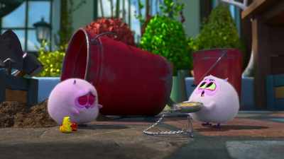 [Red gasps] - Larva Family