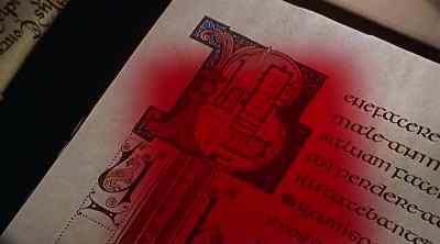 Red light cancels
out the red ink. - Relic Hunter