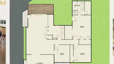 Redistribute it now,
so that you have
a larger kitchen, - Why the Heck Did I Buy This House?