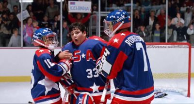 Referee taking Robertson over to the penalty box - D2: The Mighty Ducks