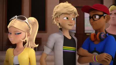 Regarde, Sabrina, ils sont devant, sur le banc des bébés. - Miraculous: Tales of Ladybug & Cat Noir