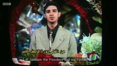Regime propaganda was everywhere,
and a whole generation - Once Upon a Time in Iraq