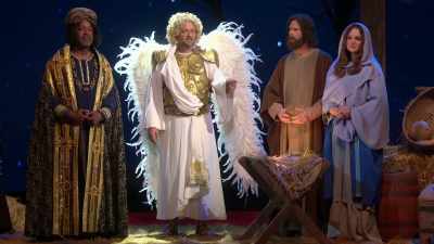 Rejoice, for God's son Jesus
is born in Bethlehem. - Nate Bargatze's Nashville Christmas