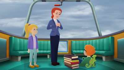 Relax? There's no relaxing here. - The Magic School Bus Rides Again: The Frizz Connection